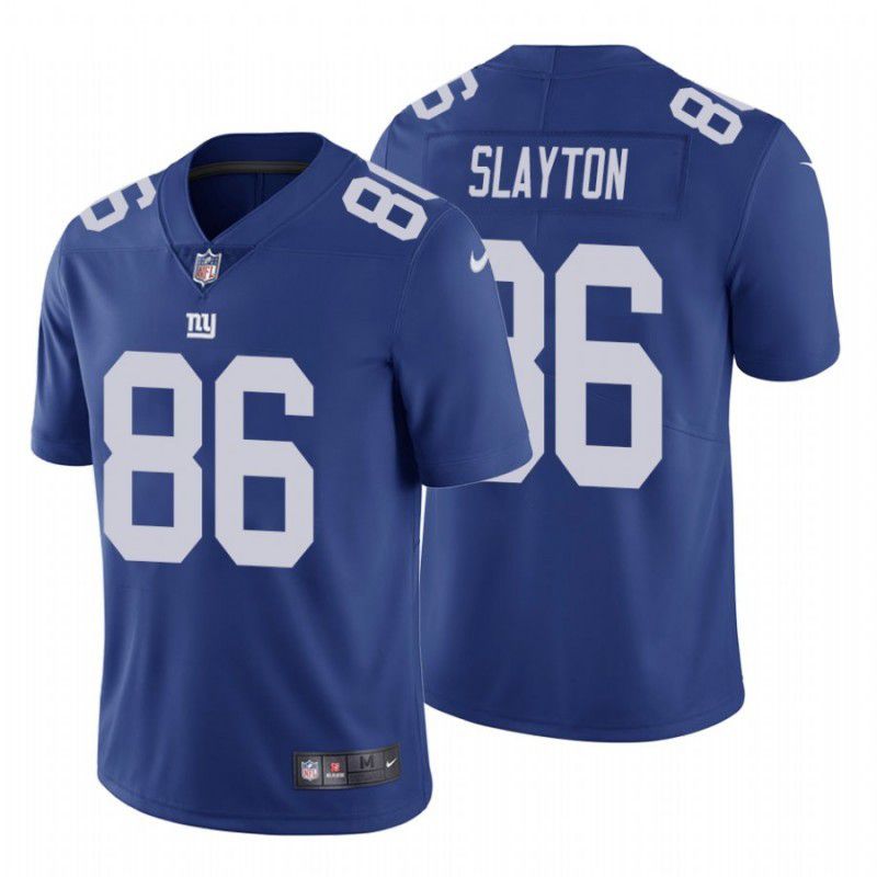 Men New York Giants 86 Darius Slayton Nike Royal Vapor Limited NFL Jersey